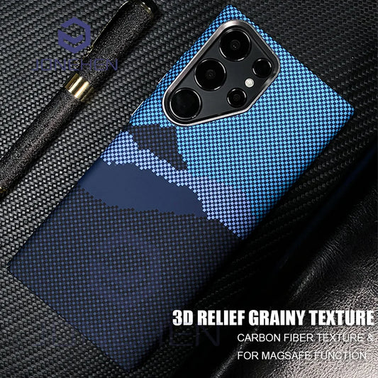 Magnetic Cloud Patterned Slim Case For Samsung Galaxy S24 Ultra