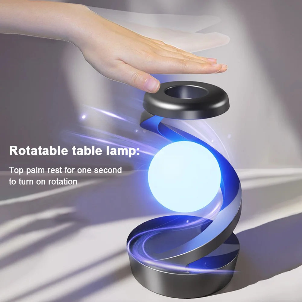 3D Levitating Ball Lamp - Modern, Wireless LED Nightlight