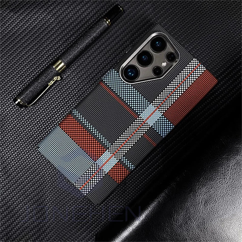 Magnetic Cloud Patterned Slim Case For Samsung Galaxy S24 Ultra