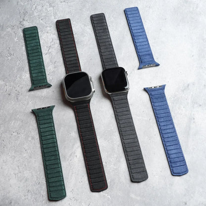 Magnetische ALCANTARA-band voor Apple Watches