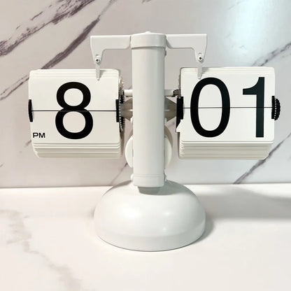 Vintage Flip Page Clock