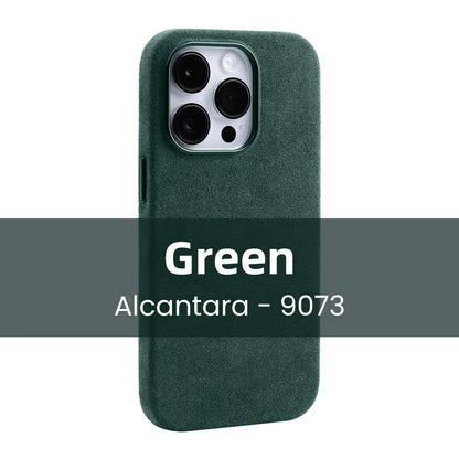 Magnetische ALCANTARA-hoes voor iPhone