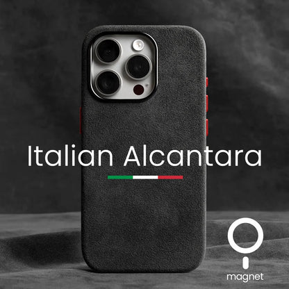 Magnetic ALCANTARA Case for iPhone