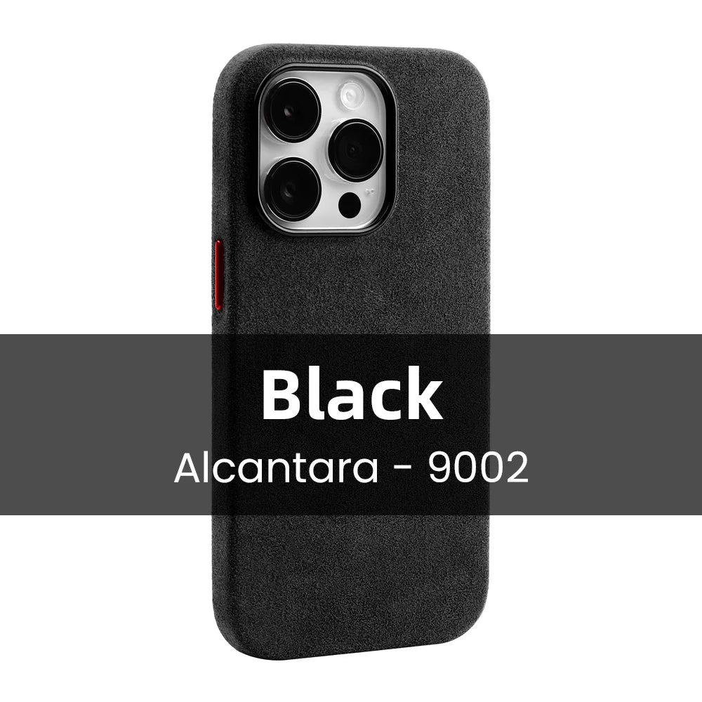 Magnetische ALCANTARA-hoes voor iPhone