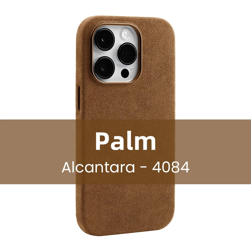 Magnetische ALCANTARA-hoes voor iPhone