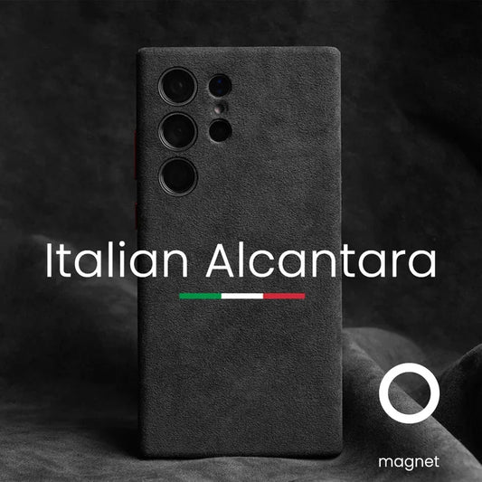 Magnetische ALCANTARA-hoes voor Samsung Galaxy S24 Ultra