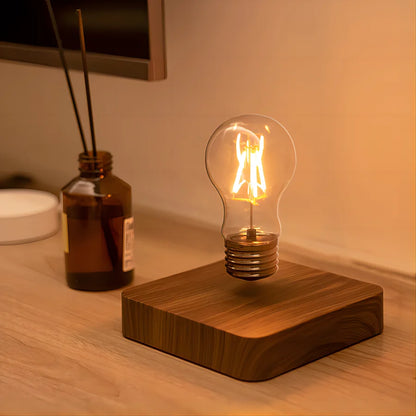 Touch-Controlled Wooden Table Lamp