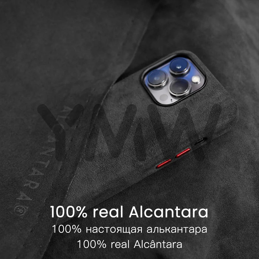 Magnetic ALCANTARA Case for iPhone