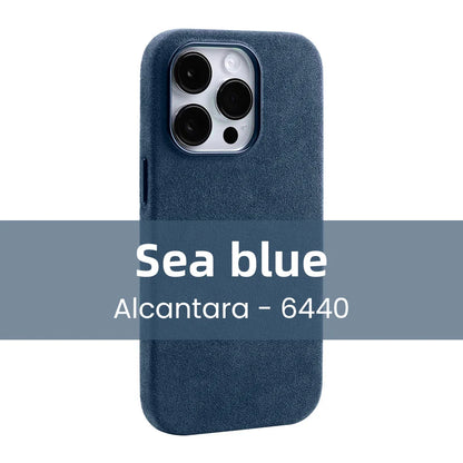 Magnetische ALCANTARA-hoes voor iPhone