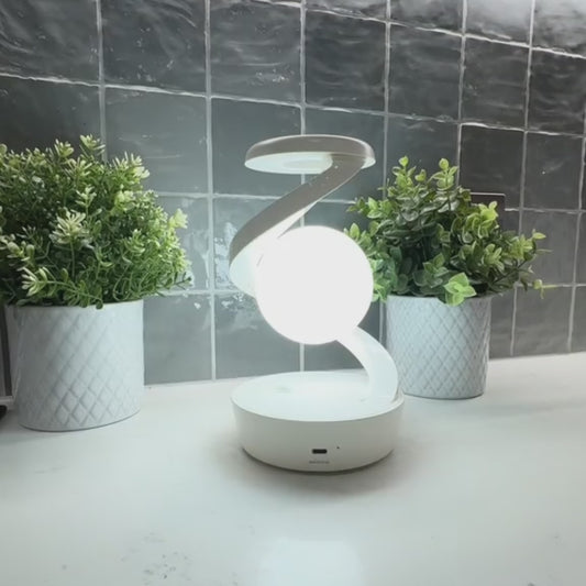 3D Levitating Ball Lamp - Modern, Wireless LED Nightlight